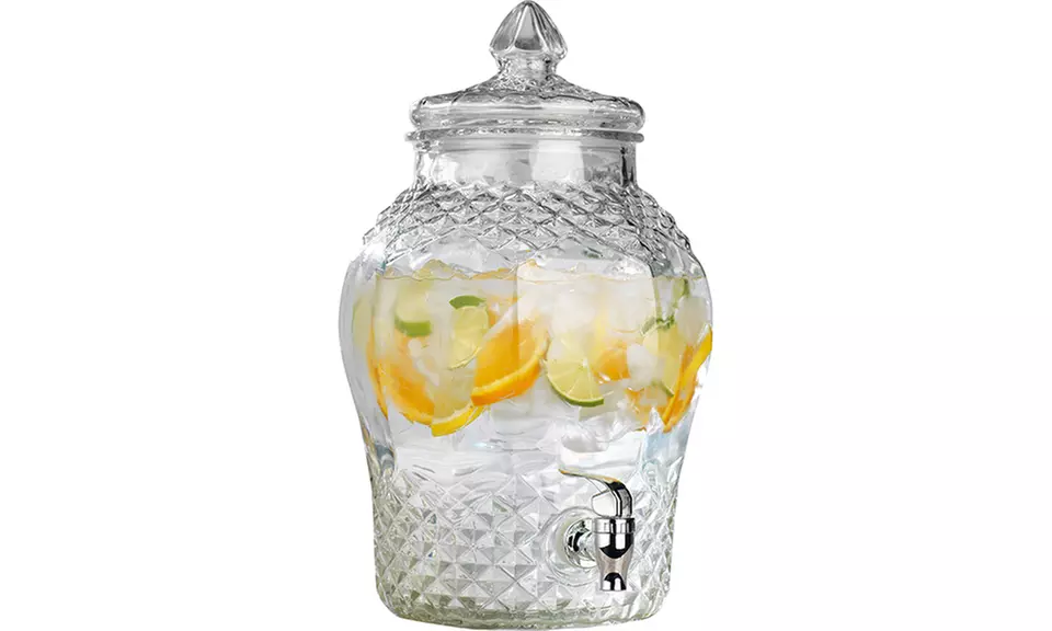 Cellini Diamond-Cut 3-Gallon Beverage Dispenser - Primary Image