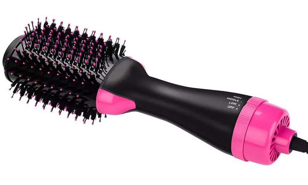 Brosse soufflante multifonction de 1000 W, 3 niveaux de vitesse réglables - Primary Image