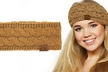 Women's Cable Knit Ear Warmer Headband - Winter Headwrap - Second Medium