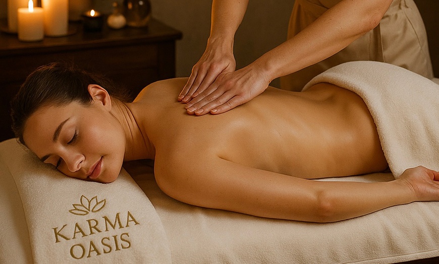 Image 1: Hot Stone, Aromatherapy, and Deep Tissue Massage for Relaxation!