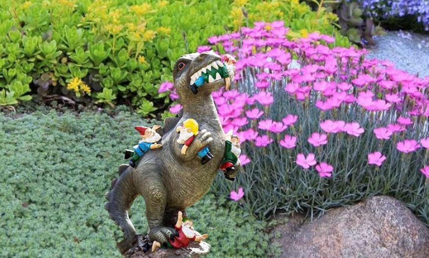 Image 6: Garden Dinosaur Statue