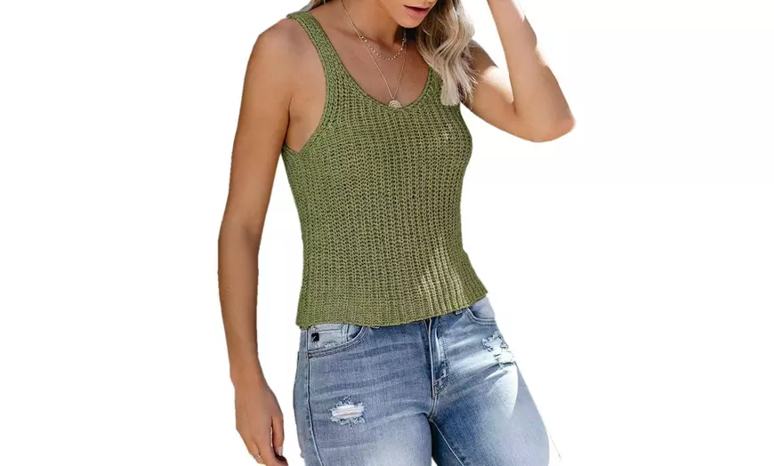 Image 7: Top Dafne con cuello de pico