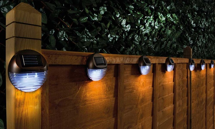 Up To 29% Off Solar Fence Lights | Groupon