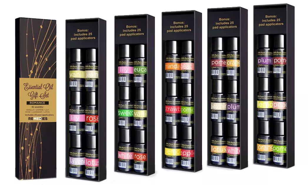 Home Fragrance 15mL Aromatherapy Oil Set for Diffusers (6-Piece) - Primary Image