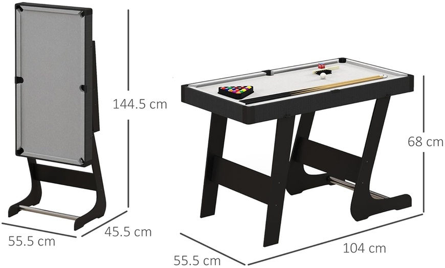 Image 9: HomCom Football Mini Indoor Gaming Table 