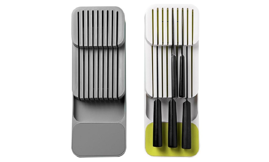 Image 2: One or Two Cutlery or Knife Storage Boxes