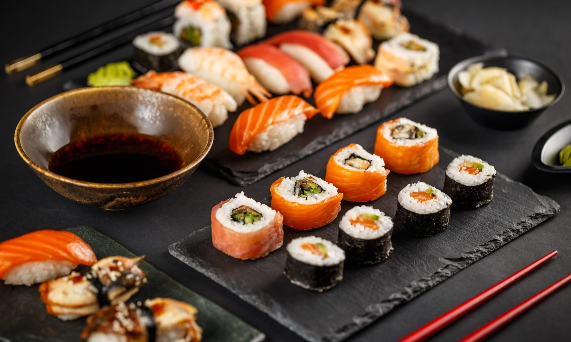 Menu japonais au choix à plusieurs avec Koto Sushi