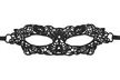 Masque érotique en polyester et dentelle - Second Medium