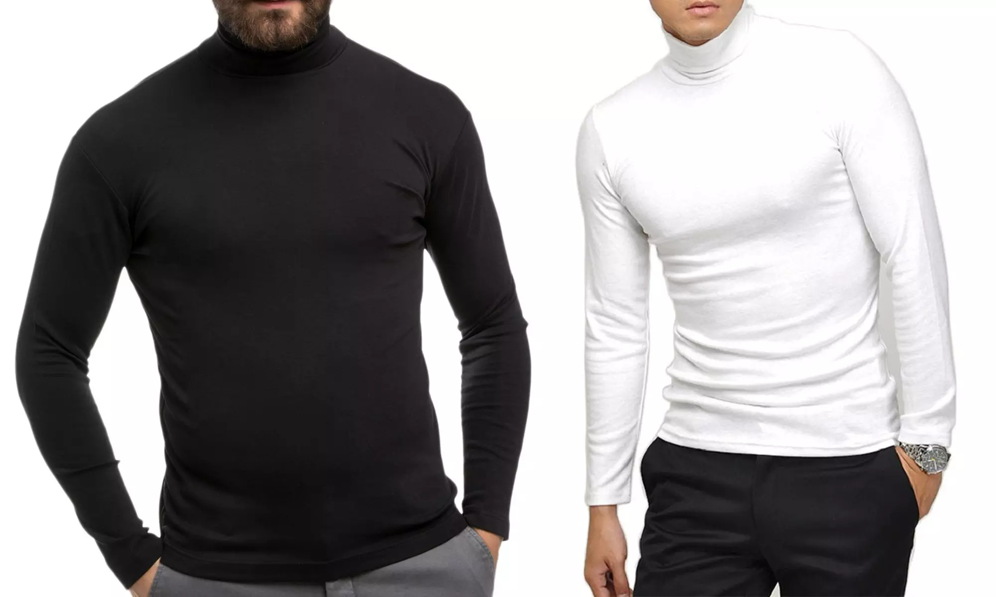 Set di 3 o 5 maglie termiche da uomo disponibili in 2 colori e 2 taglie - Primary Image