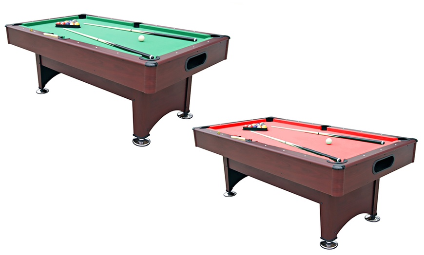 Image 1: Walker and Simpson 7ft Pool Table