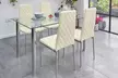 Glass Dining Table and Six Chairs or Set of Two or Four Chairs - Image 3
