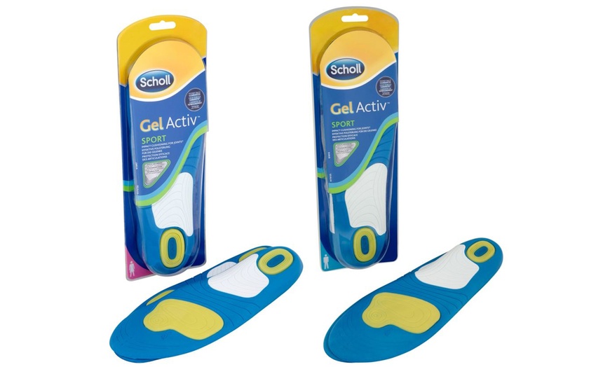 Image 1: Scholl Gel Active Sport Insoles