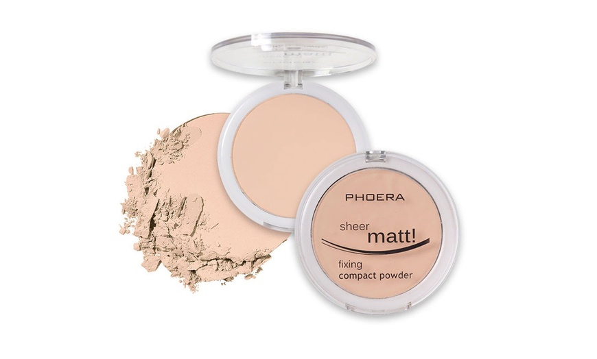 Image 2: Phoera Sheer Matte Compact Powder 