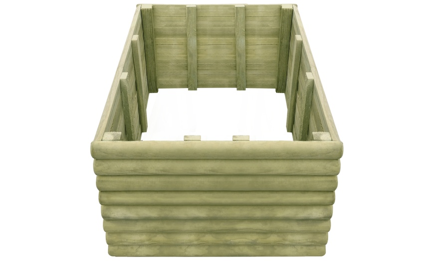 Image 21: Rectangular Wooden Planter