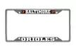 Sports Licensing Solutions MLB Chromed Metal License Plate Frame - Second Medium