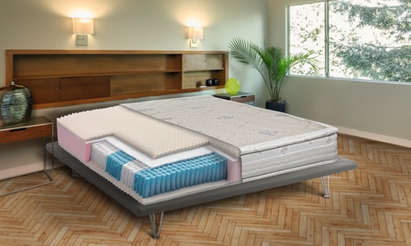 Materasso ortopedico Silver Luxe, sfoderabile, con micromolle, disponibile in 3 misure