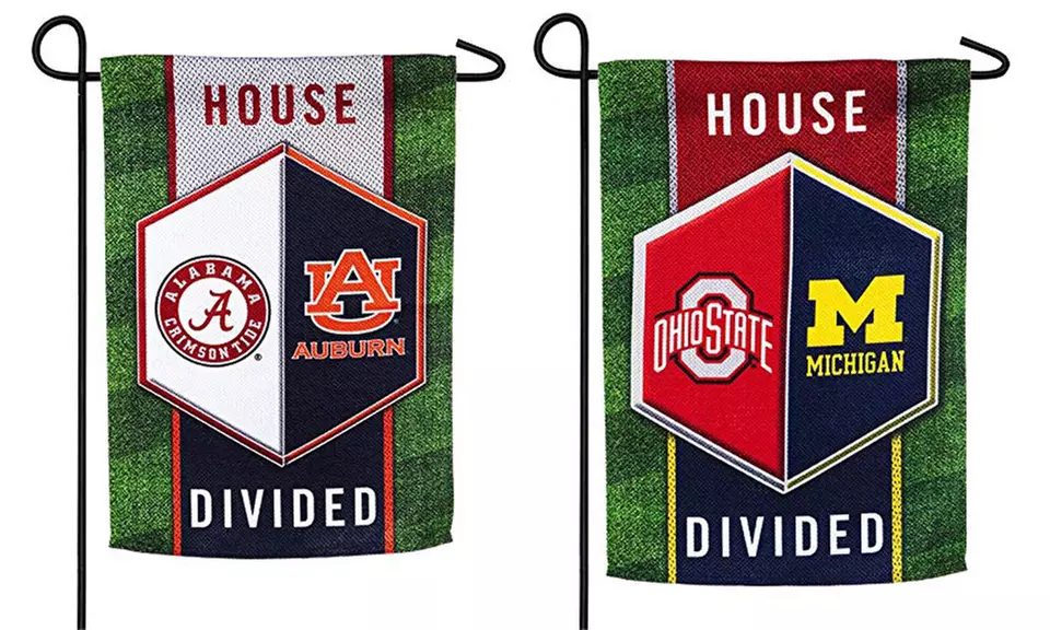 Team Sports America NCAA House Divided Garden Flags - Primary Image