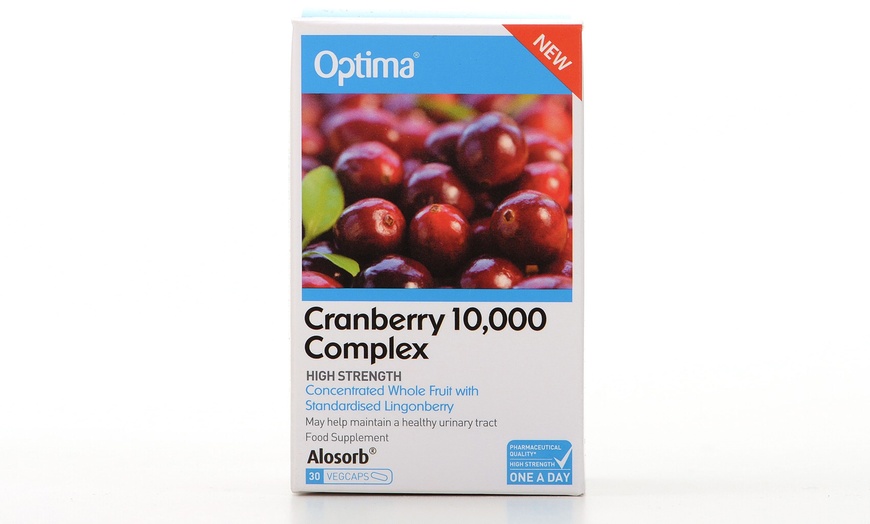 Image 1: Optima Cranberry 10,000 Complex Caps