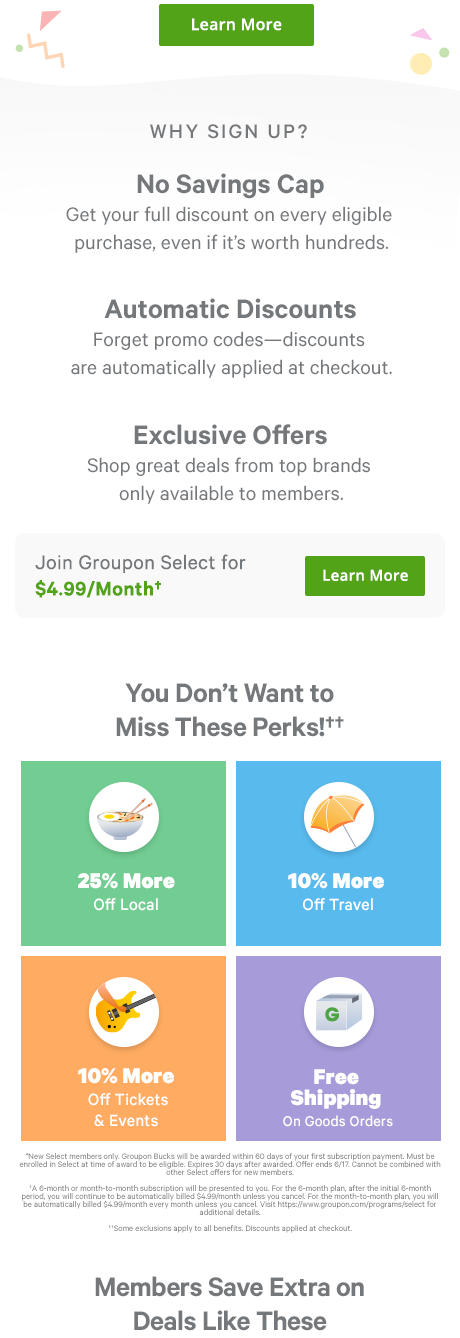 Join Groupon Select