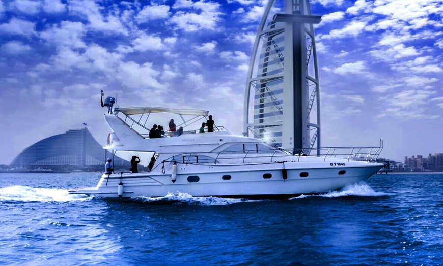 Image 11: Embark on a Luxury Dubai Marina Yacht Cruise at Media Waves Yachts!