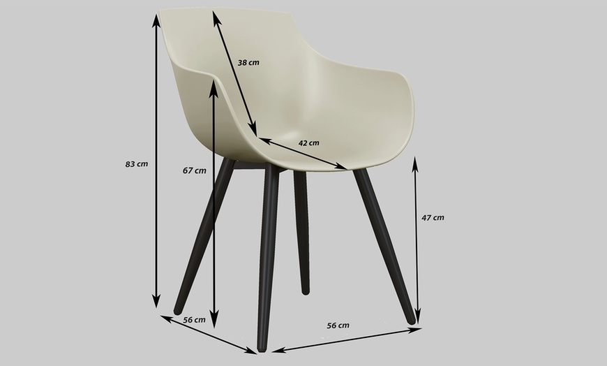 Image 7: Fauteuils de table Doosense "Yanice"