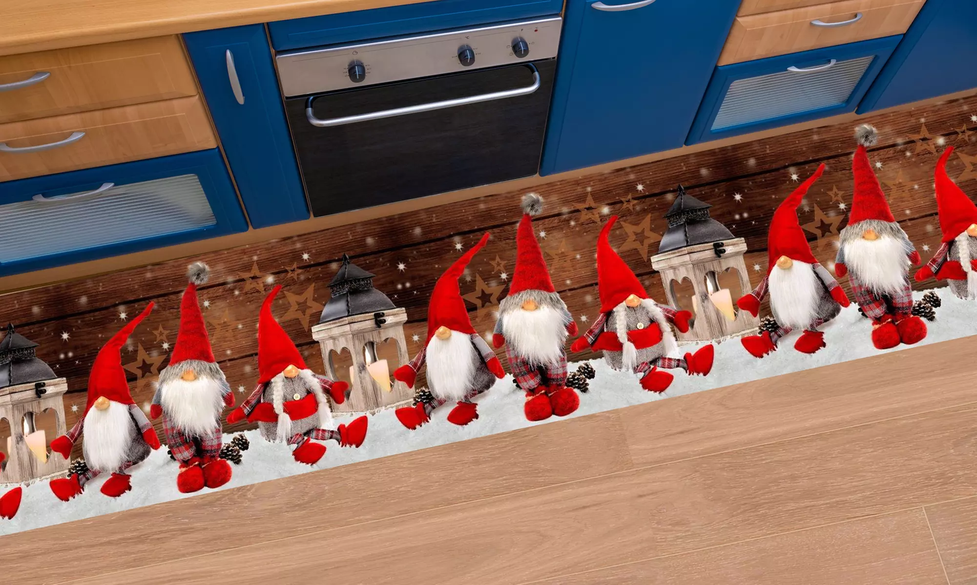 Tappeto passatoia a tema natalizio