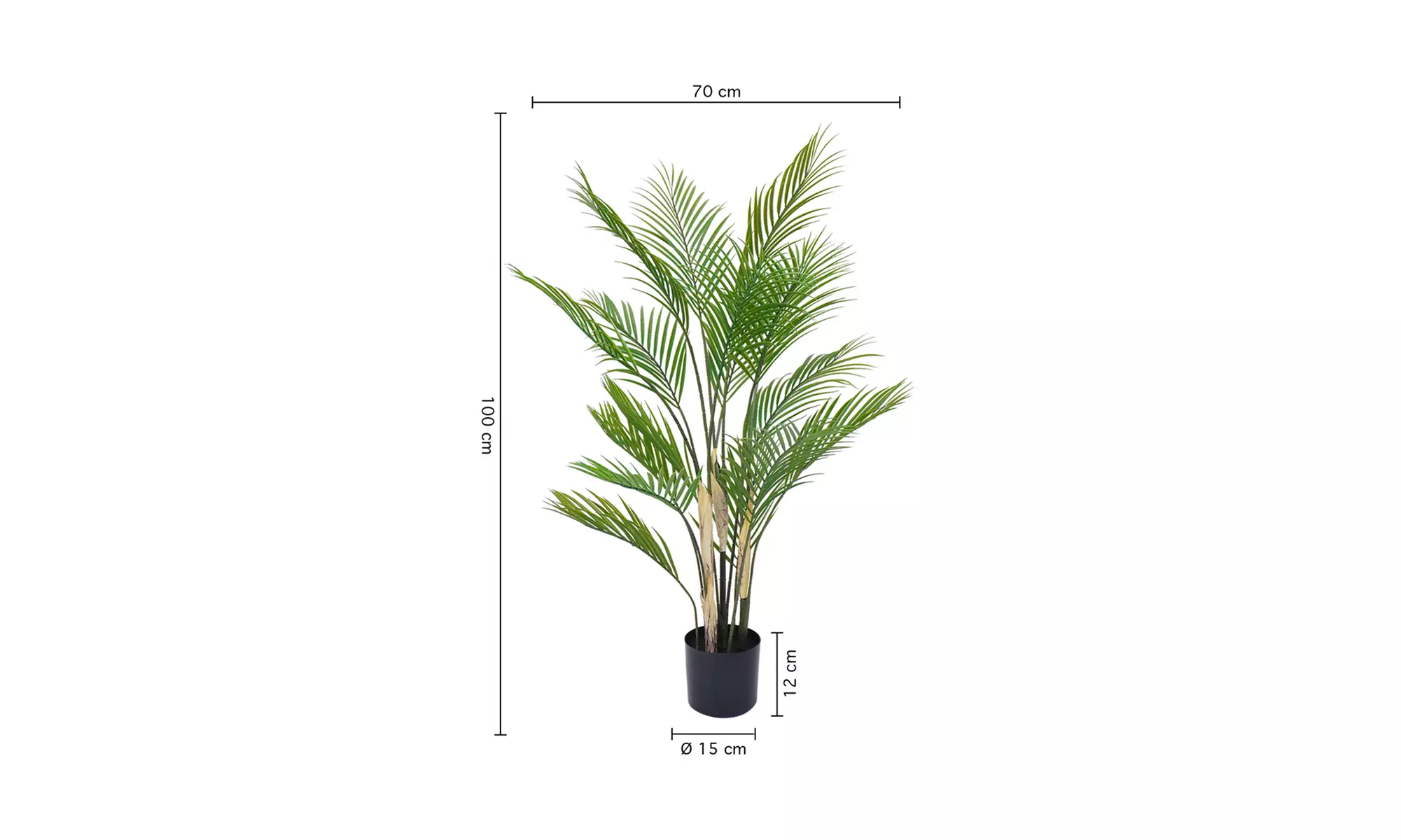 Collezione di piante finte da interno