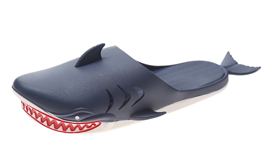 Image 5: Funny Shark Slippers