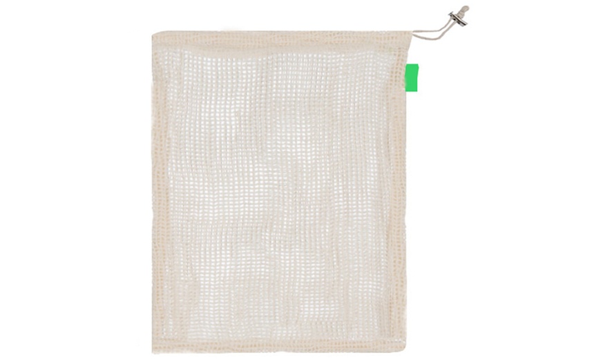 Image 9: Reusable Cotton Grocery Bags