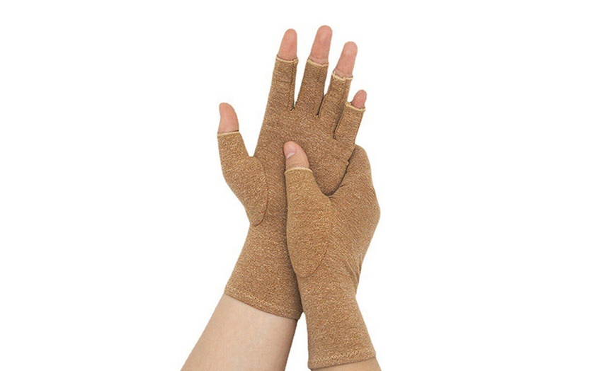 Image 5: Paire de gants de compression contre l'arthrite