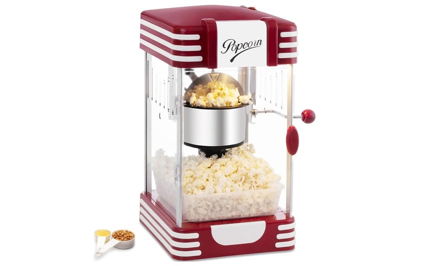 Image 5: Macchina per popcorn XXL in stile vintage Bakaji