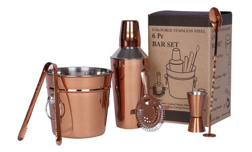 Image 3: Six-Piece Cocktail Maker Bar Set