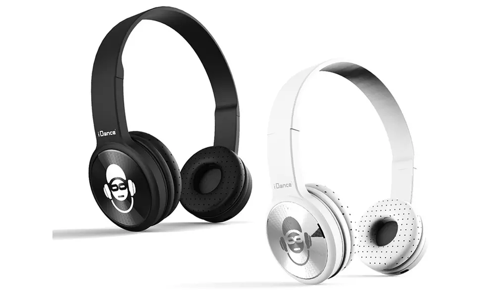 Lot de 2 casques Bluetooth iDance Duo blanc et noir - Primary Image