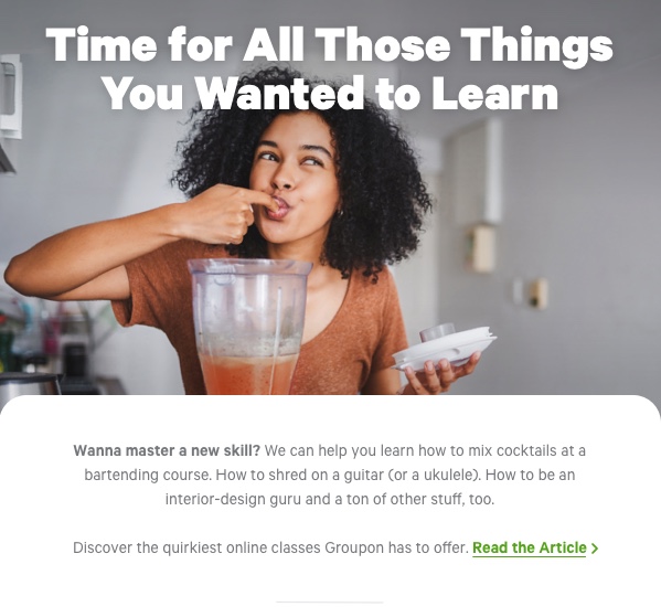 Time for All Those Things You Wanted to Learn
