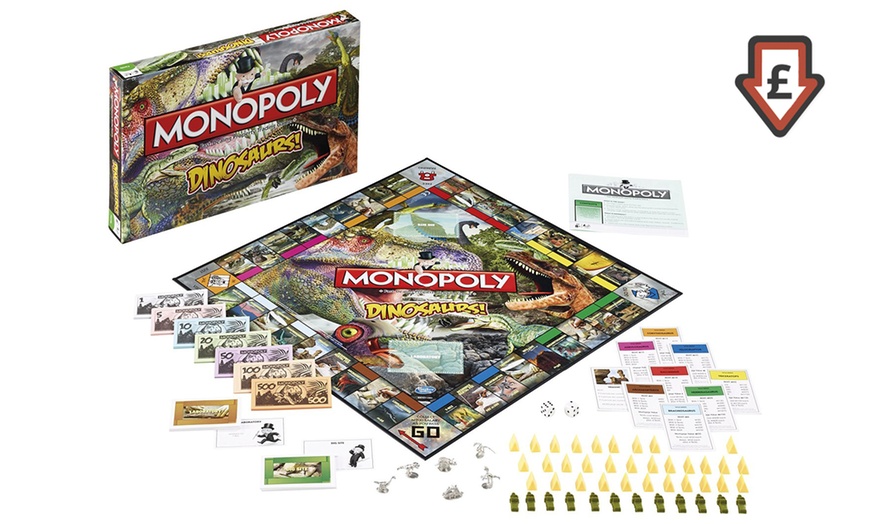 Image 1: Monopoly Dinosaur Edition