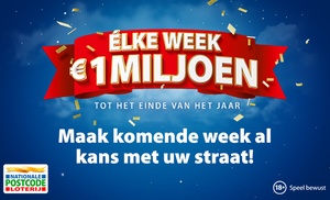 Maak kans op € 1 miljoen