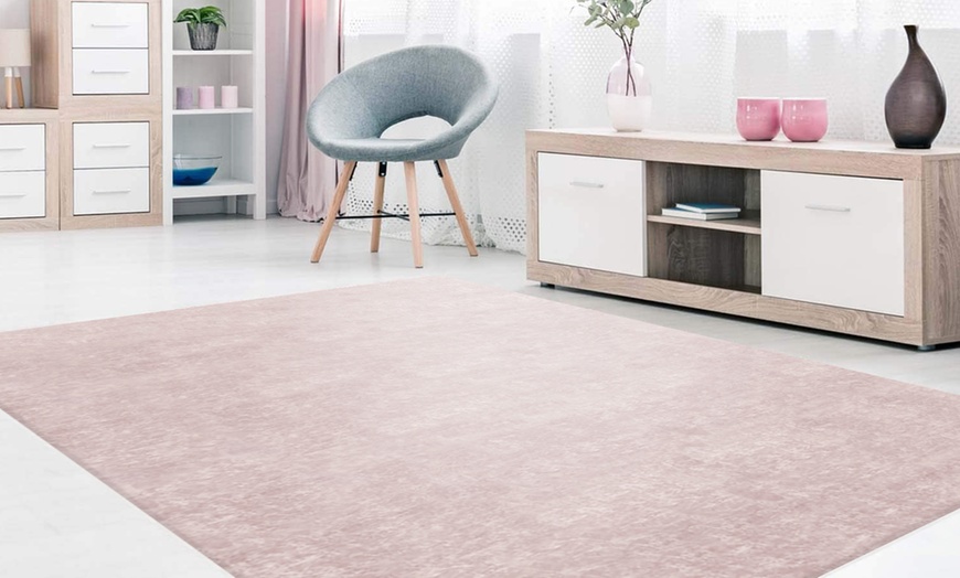 Image 7: Tapis uni pastel