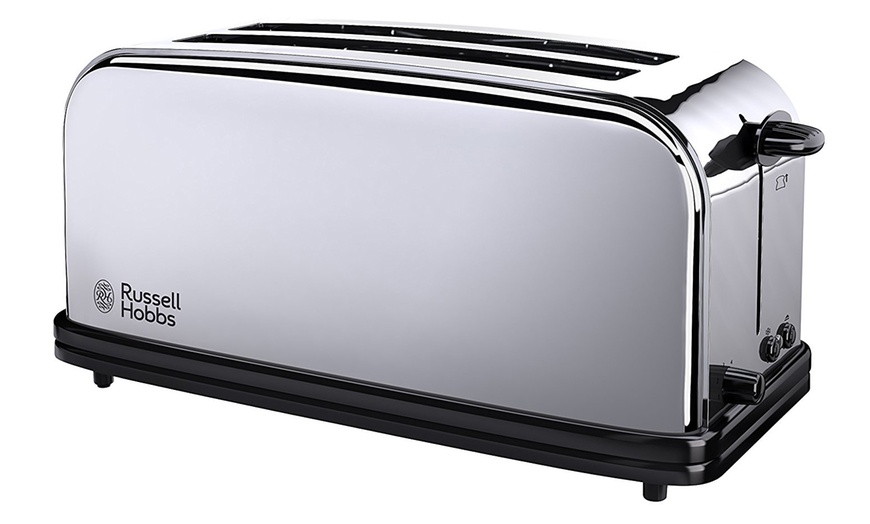 Image 1: Russell Hobbs Four-Slice Toaster