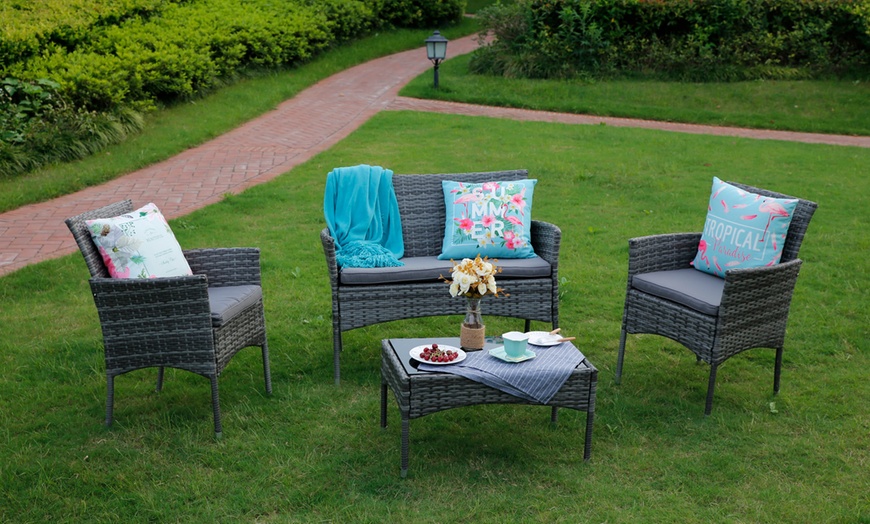 Image 10: Eton Rattan-Effect Furniture Set