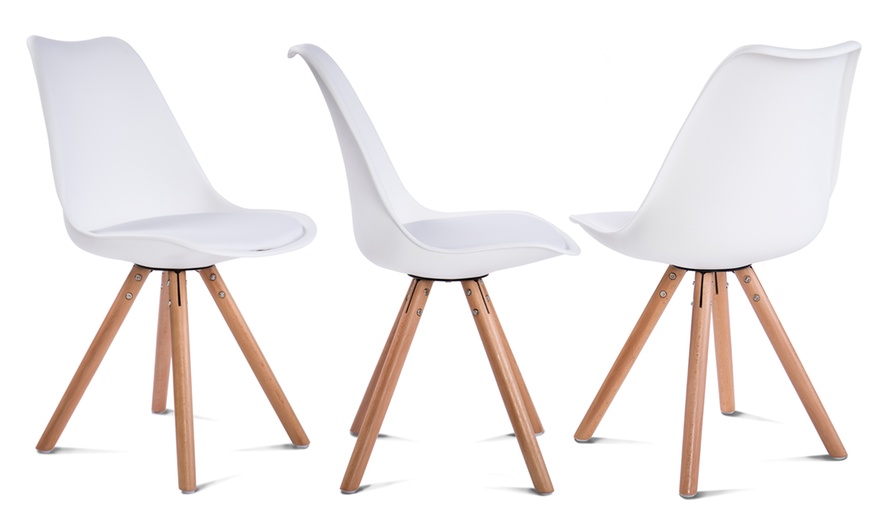 Tot 63% Op Set Van 4 Scandinavische Stoelen | Groupon Producten