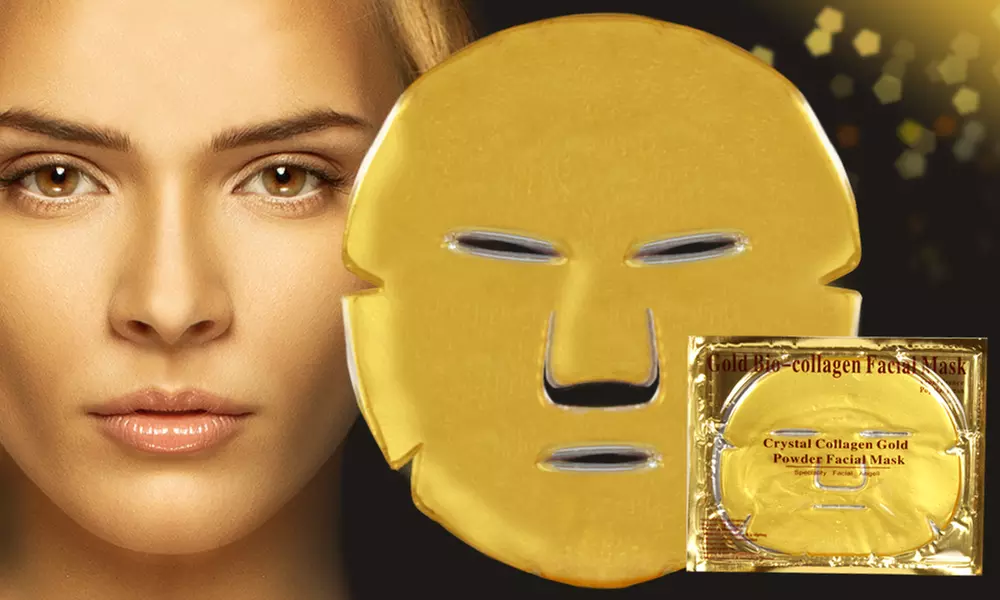 Gesichtsmasken und/oder Augen-Pads mit Kollagen und Gold (24 Karat) - Second Medium