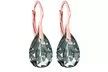 1, 2 ou 3 paires de boucles d'oreilles en argent massif plaqué or rose Ah! jewellery®, ornées de cristaux Swarovski® - Second Medium