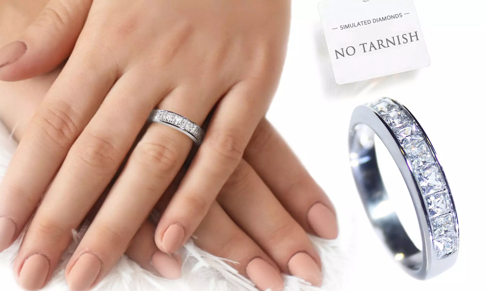 Bague en acier inoxydable, plusieurs tailles au choix - Primary Image