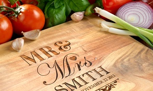 Personalised Wood Chopping Board