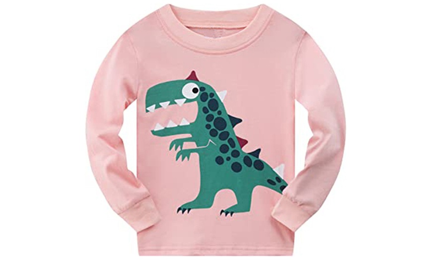 Image 3: Girls' Dinosaur Pyjamas Set