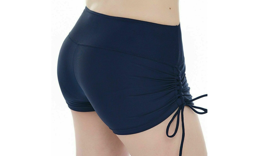 Image 11: Ruched Detail Swim Shorts