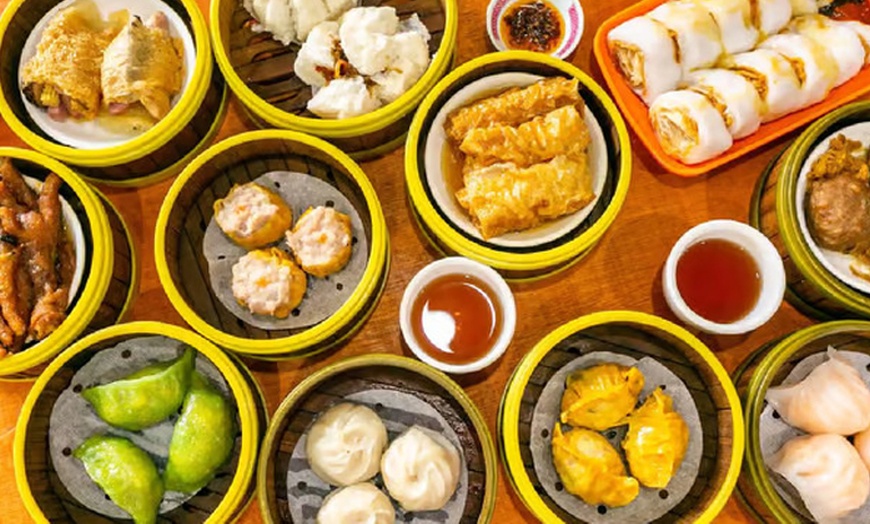 Image 4: Home Made Rice or Congee Dish Plus Side And Drink at Hong Kong Dim Sum