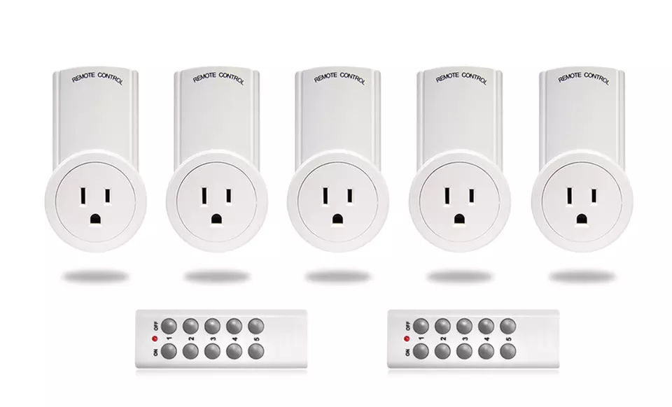 Programmable Remote-Controlled Outlets. Multiple Options Available. Free Returns. - Second Medium