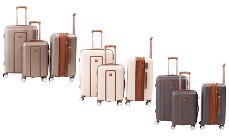 Set de 3 valises Lys en ABS, 8 roues 360°