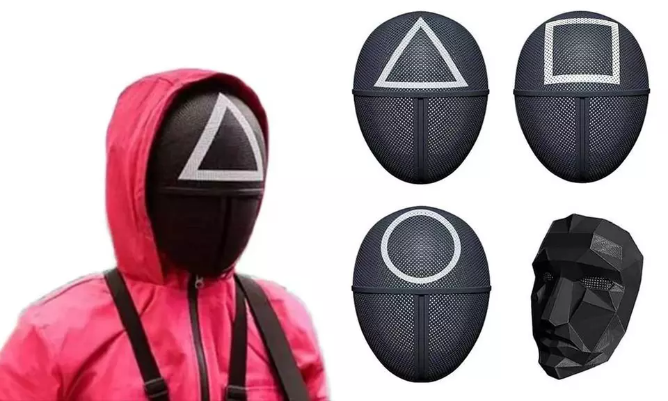 Maschera della serie tv Squid Game disponibile in 4 modelli - Primary Image